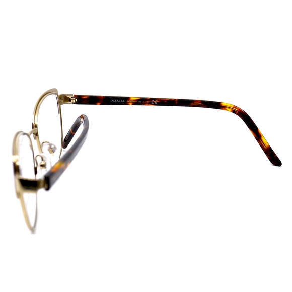 NEW PRADA PR 63XV 09B1O1 BORDEAUX/ GOLD DEMO LENS AUTHENTIC EYEGLASSES F… - Picture 10 of 15